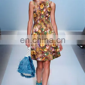 The Latest Design Digital Printing Rayon Fabric 3D Picture thumbnail-1