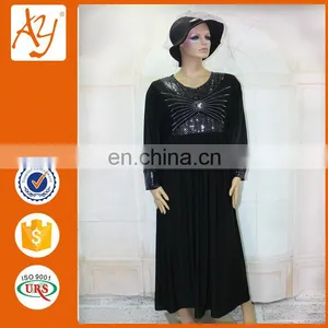 2017 Fashion Muslim Butterfly Sleeve Dubai Abaya thumbnail-1