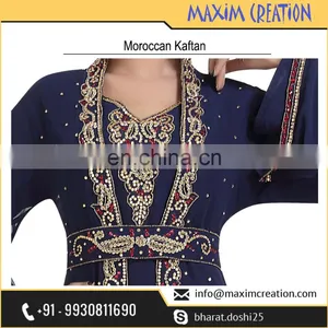 Moroccan Party Wear Jalabiya Perfect For Any Wedding Party Occasion 6250 thumbnail-4