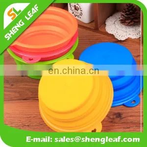 Pet Dog Travel Bowls Folding Silicone Bowls With Cover thumbnail-3