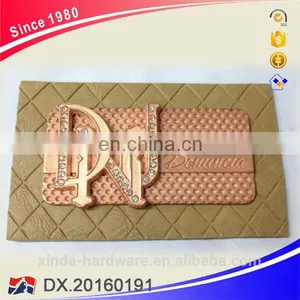 High Quality Red Copper Metal With Brown Label Main Label for Jeans thumbnail-1