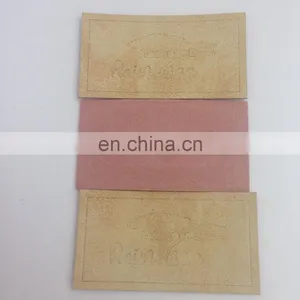 Custom Brown Jeans pu Label Embossed Leather Patch thumbnail-5