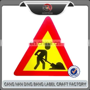 Warning Triangle Traffic Signs Corrosion-Resistance Road Sign thumbnail-1