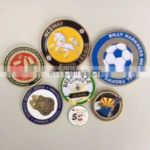Personalized Logo Antique Gold Metal Souvenir Coin With Soft Enamel Wholesale Price ! thumbnail-6
