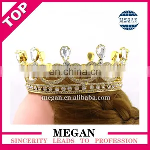 High Quality Rhinestone Crown Wedding Cake Topper Wedding Crown thumbnail-4