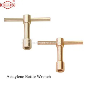 Acetylene Bottle Wrench Non-sparking Aluminum Bronze Spanner 100*10mm thumbnail-1