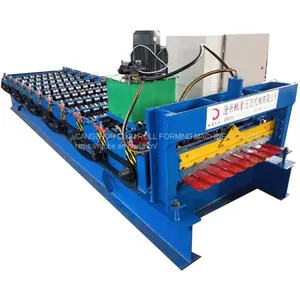 IBR Roofing Sheet Tile Roll Forming Machine thumbnail-1