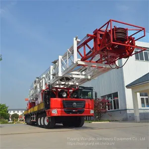 XJ850 850HP XJ1000 1000HP Heavy Duty Truck-Mounted Drilling and Workover Rig for Oil Field thumbnail-1