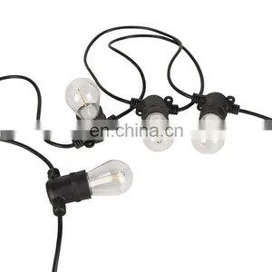 Festival S14 String Lights 48ft 15sockets for Christmas Wedding Party Outdoor Indoor Decoration Fairy Light Waterproof thumbnail-1