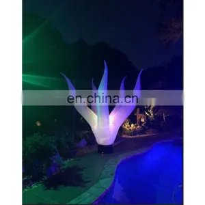 Night Club Decoration Stage Prop Light Up LED Standing Inflatables Balloon Blow Up Inflatable Tree thumbnail-2