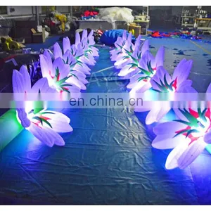 Colorful LED Inflatable Flower ,Inflatable Flower Chain,Inflatable Flower Rope For Wedding And Party Event thumbnail-6