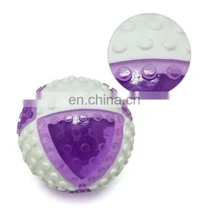 Manufacture New Design Ball Toy Double Colors Dog Play and Chew Toy thumbnail-6