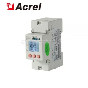 Acrel ADL100-ET Single Phase Din Rail Energy Meter Test U I kw Kvar With Lcd Display thumbnail-1