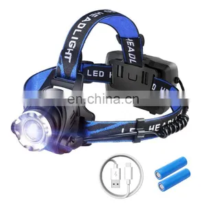 1000 Lumen ABS Rechargeable LED Headlamp Outdoor Activities thumbnail-1