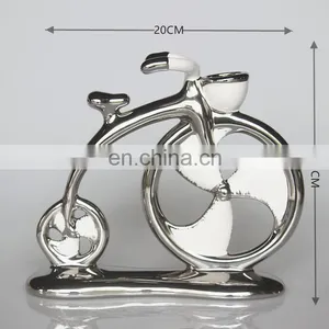 Modern Creative Design Crafts Exquisite Bicycle Shape Ceramic Office Home Living Room Decoration Ornaments thumbnail-6