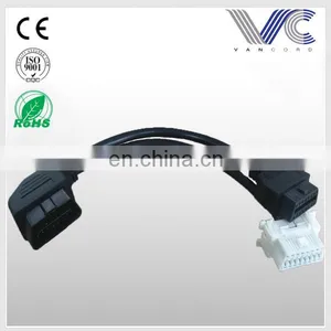 Angle Plug OBD2 Male to Dual Female Adapter Extension Cable 20cm OBD II for Automotive Diagnostic thumbnail-6