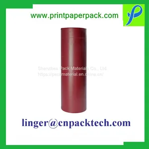 OEM China Factory Paper Custom Printing Cylinder Boxes for Wine thumbnail-1