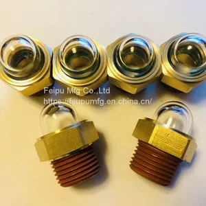 NPT MALE THREAD BRASS DOME OIL SIGHT GLASS thumbnail-3