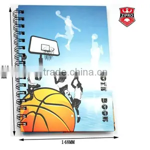 Hard Cover Notebook Sport Basketball Spiral Notebook thumbnail-1