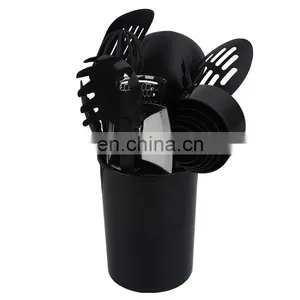 House Hold Stainless Steel Modern Set Reusable Kitchenware Serving Nylon Utensils thumbnail-2