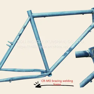 Cromoly Steel Bike Frame Parts Cr-Mo Road Bike Lug Frame Bicycle Frame With Brazing Welding thumbnail-1
