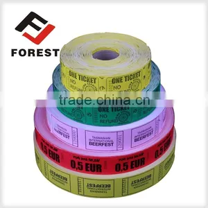 Customization Two Lines Coupon Rebate Ticket, Raffle Tickets, Coupon Ticket thumbnail-4