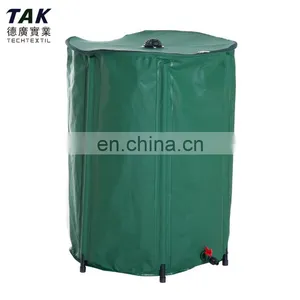 750L Foldable Pop up Rain Barrel Stand up Flexible Water Tank Rain Storage Collapsible Reservoir Water Tank With Diverter thumbnail-1