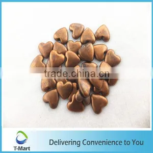 Hot Fix Prong Copper Heart Studs for Gift Decoration thumbnail-2