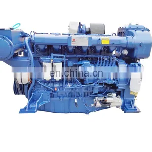 Hot Sell 6 Cylinders 4 Strokes Water Cooled Weichai 550hp Marine Engine WP12C550 thumbnail-5