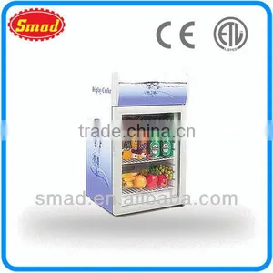 52L Glass Door Mini Showcase Refrigerator With Top Lamp thumbnail-1