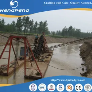 Rugged Construction China Chain Bucket Gold Mining Dredger for Harsh Environments thumbnail-2