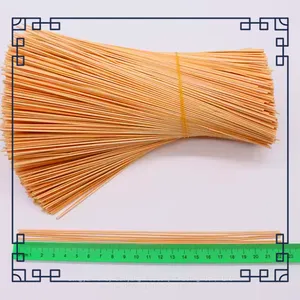 China Manufacturer Bamboo Durable Unscented Split Incense Sticks for DIY Agarbatti Making Flexible Fragrant Core Stick thumbnail-1