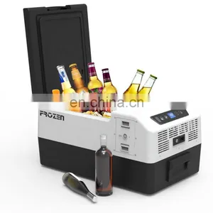 15L 30L 40L 50L Waterproof Refrigerator Portable Solar Car Fridge AC DC Camping 12v Freezer for Outdoor RV 4DW thumbnail-1