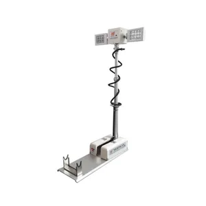 Portable Solar Light Tower With CCTV Camera and Backup Generator thumbnail-3