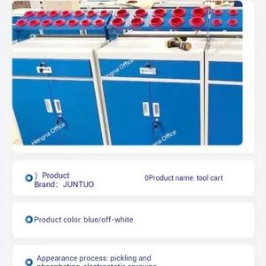 Mobile Tool Holder Cart — Open ABS Tray, Side Hooks, Built for Retrofit CNC Shop Upgrades|Low MQQ thumbnail-4