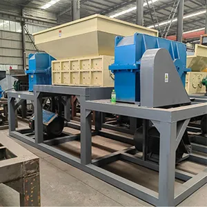Plastic Shredder Plastic Bottle Shredder Double Shaft Shredding Machine Industrial Plastic Shredder Machine thumbnail-5