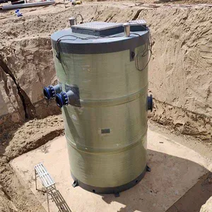 Manufacturer of Integrated Pump Stations for River Pollution Interception in Shannan / High-strength Wound Frp Pump Stations thumbnail-4