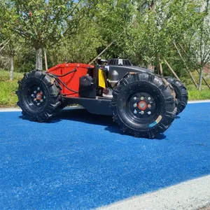 Single-cylinder Four-stroke Speed of Travel 6km/h Remote Controlled Slope Mower thumbnail-5