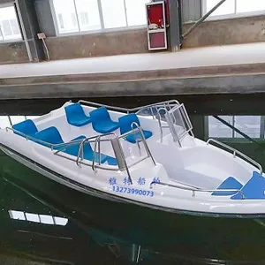 Ate Factory Customizable 4.68m Small Sightseeing Leisure Speed Boat thumbnail-4