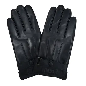 Factory Custom Hot Sale Goat Sheep Skin Leather Glove High Quality Breathable Glove Hands Warm thumbnail-4