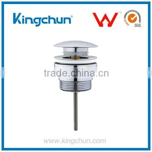 Sanitary Supplies Watermark Basin Waste Wash Drain Pop up Chrome Plated With Overflow(K328-D) thumbnail-1
