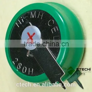 280H 330mAh Ni-Mh Button Cell Battery 280H NiMH Rechargeable Button Cell Battery thumbnail-1
