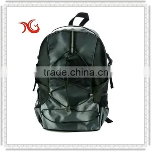 Black Simple Sports Backpack thumbnail-2
