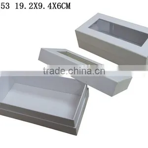 Factory Customized Paper Socks Packing Box With PVC Window thumbnail-1