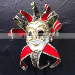 Wholesale Halloween Party Masquerade Venice Handmake Colored Drawing Plastic Mask thumbnail-6