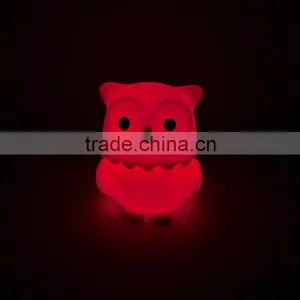 Small Size New Design Vynil Owl Anime Figure Led Light Toys thumbnail-4