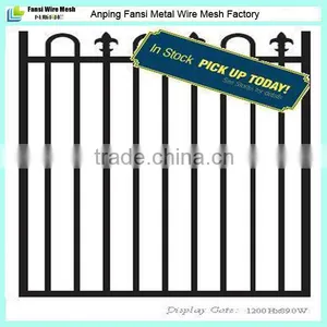 Black Powder Coated Loop Top and Spear Access Gate thumbnail-1