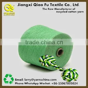 Open End Recycled Cotton Yarn Blended Polyester for Knitting Pet Toy With Free Yarn Sample thumbnail-1