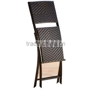 Easy Three-piece Balcony Foldable Cast Aluminum Outdoor Furniture Metal Miami Rattan Furniture thumbnail-4