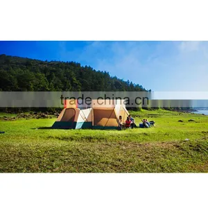 3 Room Luxury Cheap Folding Survival Sleeping Modern Cheap Family Polygon 10 Person Big Camping Tent thumbnail-4